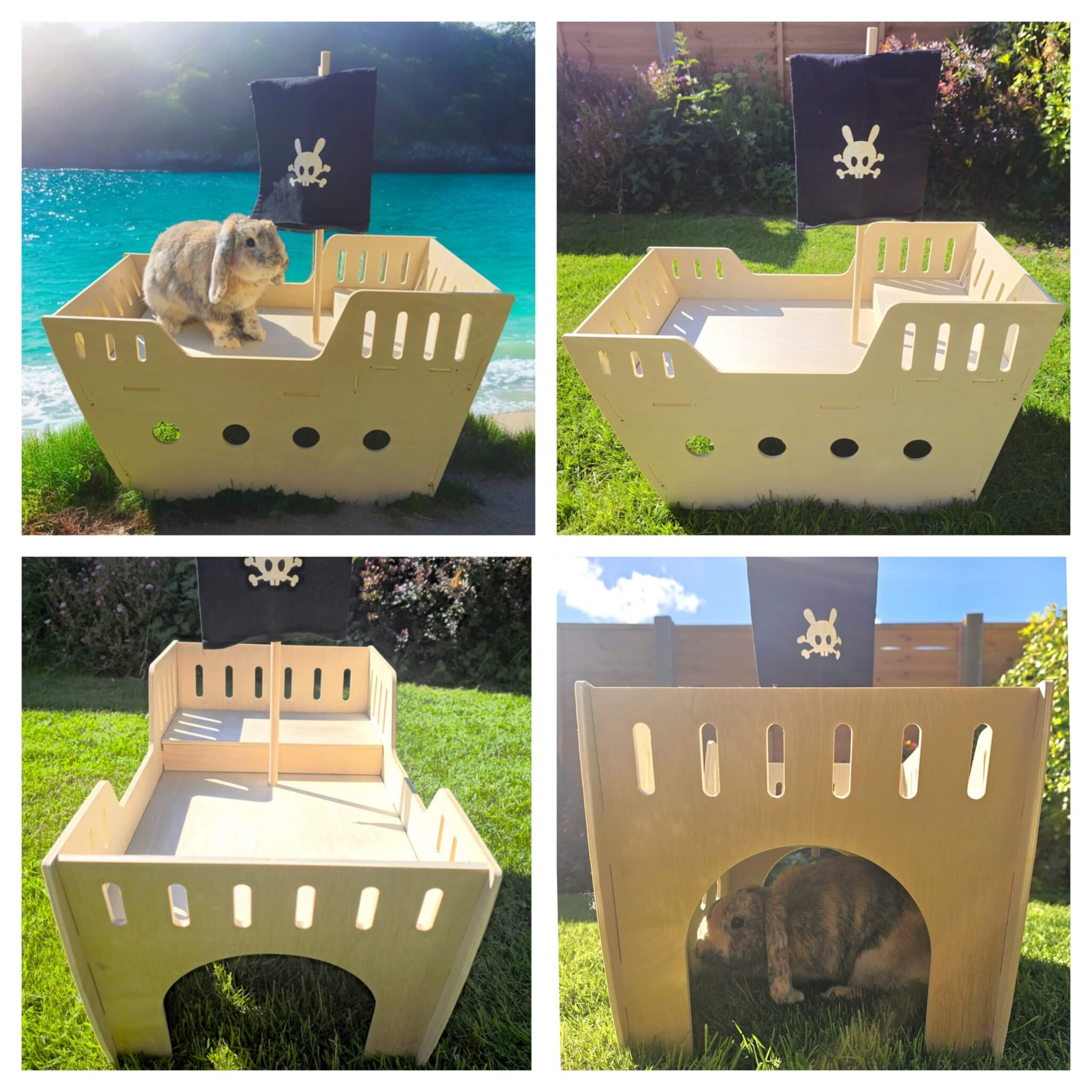 Rabbit pirate ship hideaway