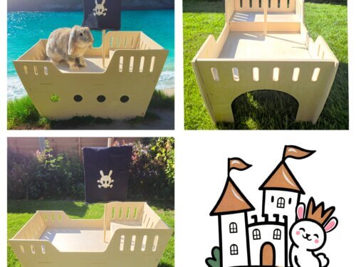 Rabbit pirate ship hideaway
